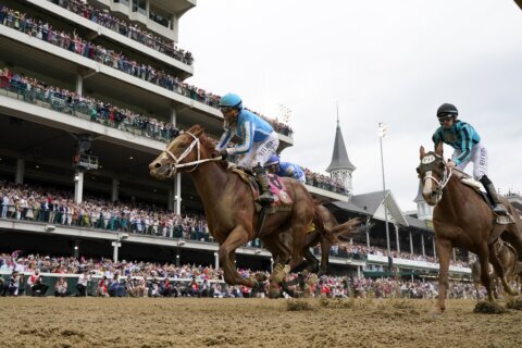 Jockey Castellano ends Derby drought with Mage on 16th try