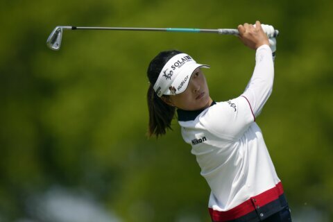 Jin Young Ko, Sarah Kemp share lead halfway through LPGA Tour's Founders Cup