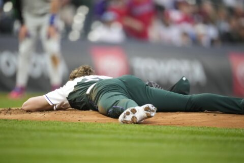 Rockies' Feltner released from hospital after skull fracture, concussion from line drive