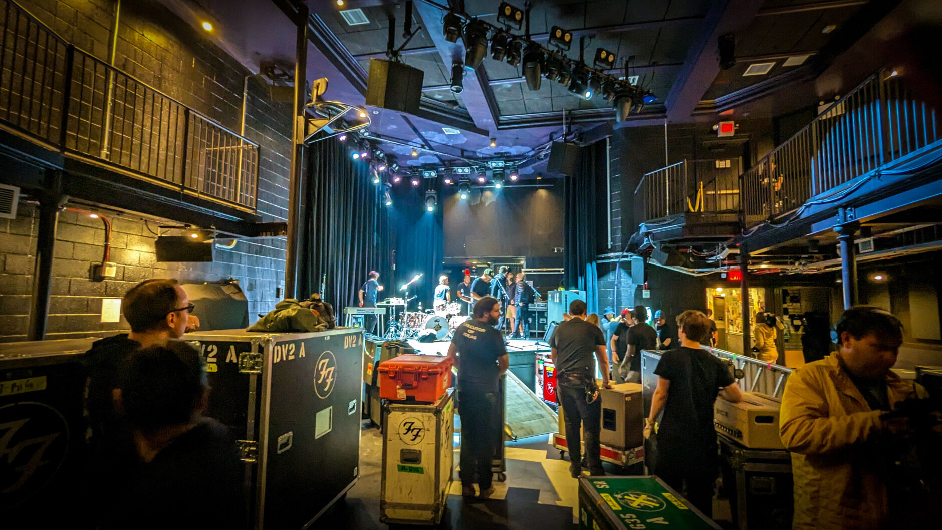 <p>Inside, the $10 million venue is inspired by the original 9:30 Club, which Grohl frequently visited in his time as a teenager; even the new stage is designed to be slightly off-kilter like its predecessor. The Atlantis has a capacity of 450, up from the 200-person capacity at the original 9:30 Club, but still significantly more intimate than the 1,200-person limit at the current 9:30 Club next door.</p>
<p>&#8220;There&#8217;s nothing like seeing a band in a small place,&#8221; Hurwitz told reporters on Tuesday. &#8220;When you go in there and see a band, and they&#8217;re as close to you as you guys are to me right now, there&#8217;s nothing like it.&#8221;</p>
<p>The new Atlantis still has a pole and crow&#8217;s nest, but it&#8217;s far less obtrusive in its current position — off to the side of the stage — than its predecessor. It also features a narrow, second-floor balcony.</p>
