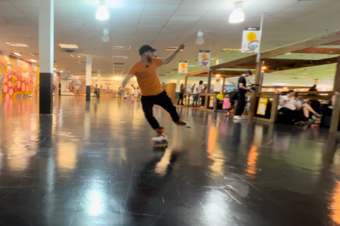 Indoor roller skating rink and pickleball venue opens in Northeast DC