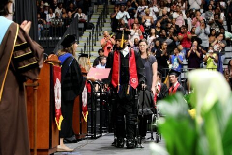 Weeks before graduating high school, he was shot and paralyzed. 7 years later, he walked across the stage to accept his college degree