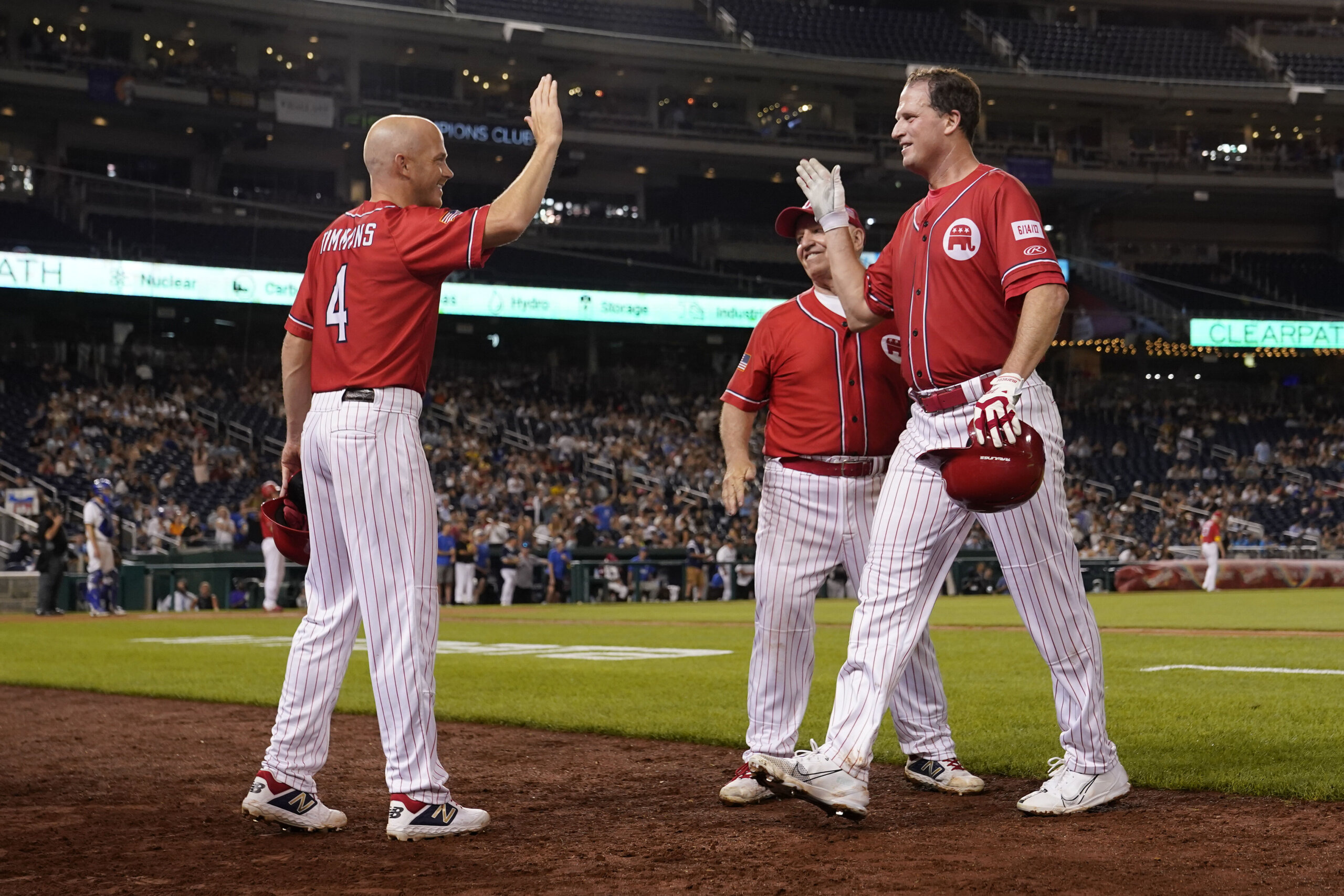 Republicans win 2022 Congressional Baseball Game, trounce