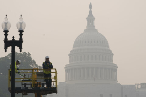 Code Purple: ‘Very unhealthy’ air sweeps through DC area as impact of Canadian wildfires continues