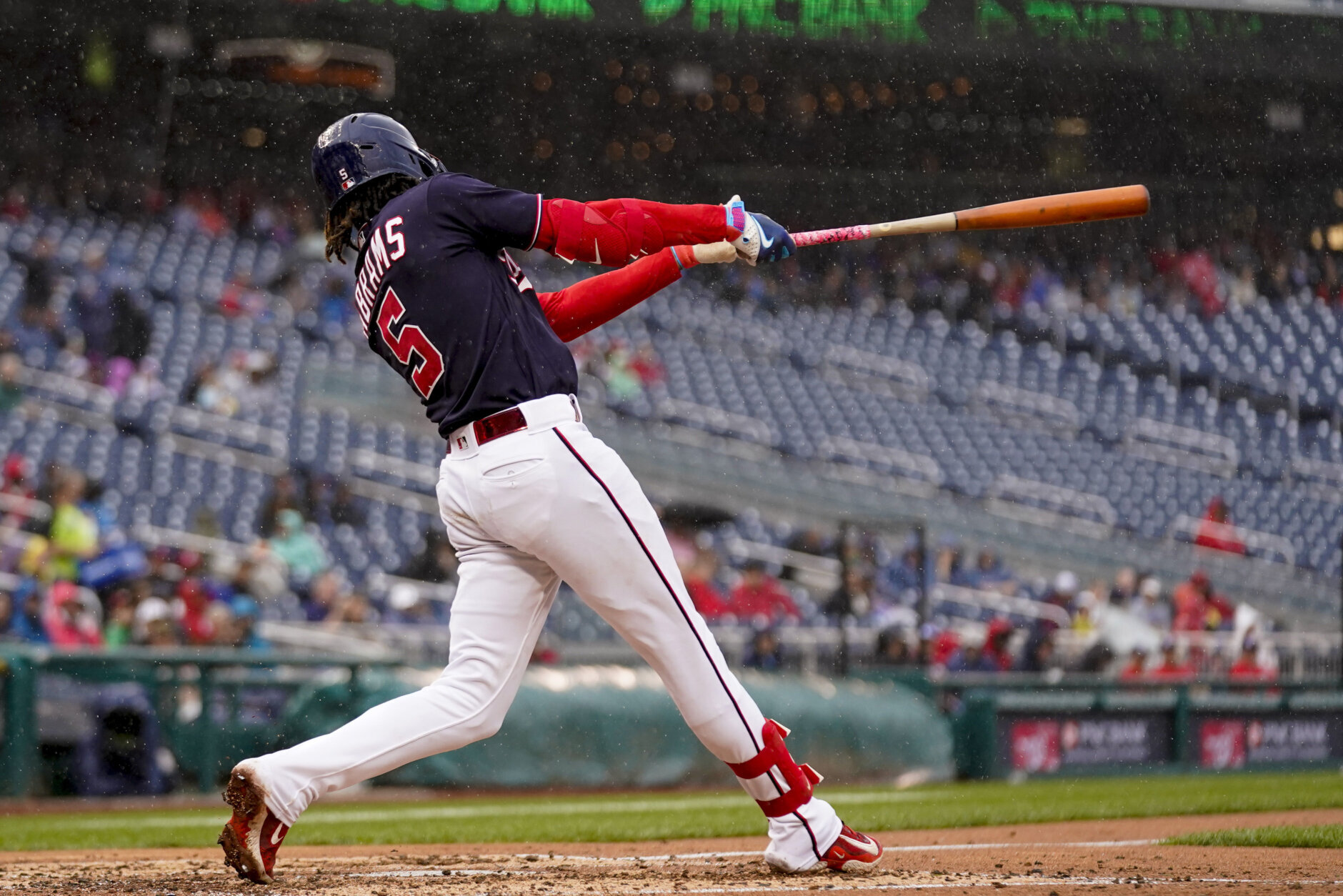 ST. LOUIS, MO - JUNE 12: St. Louis Cardinals second baseman Brendan Donovan  (33) is hit by a pitch d