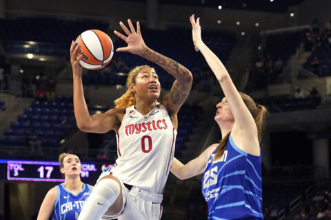 Washington Mystics C Shakira Austin has surgery on torn labrum; recovery expected to take 4-6 months