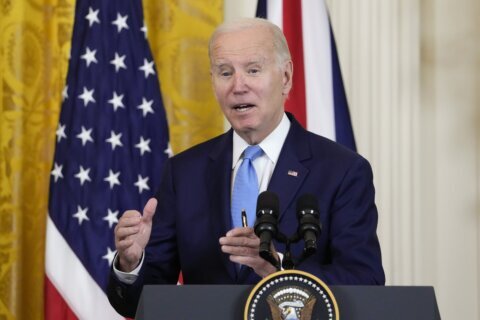 Biden in North Carolina to push clean energy agenda and promote order aiding military spouses