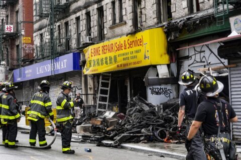 4 dead after battery causes fire at New York City e-bike shop that spreads to apartments