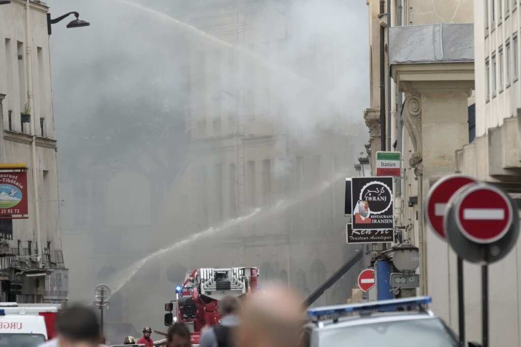 Explosion hits a building in Paris, injuring 16. Police are trying to determine the cause