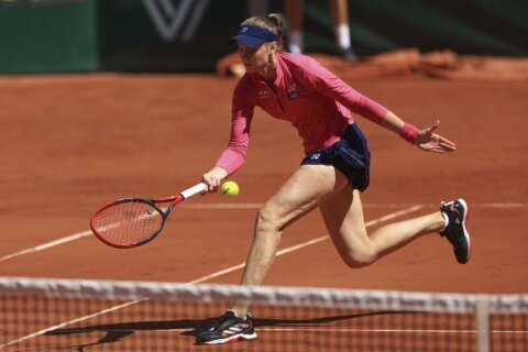 Rybakina beats Czech teen to reach 3rd round at French Open, Keys loses