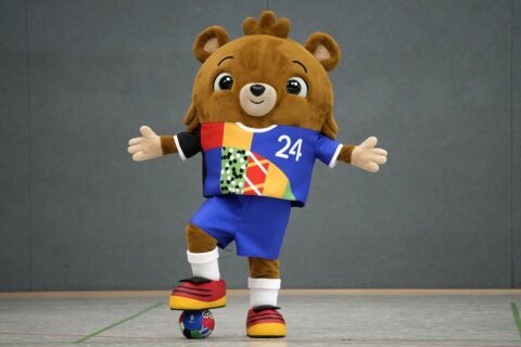 Germany unveils a teddy bear as the mascot for Euro 2024 but this time with pants