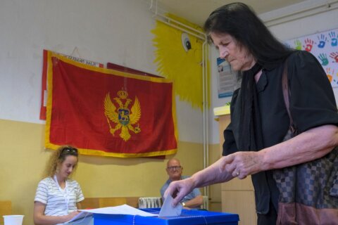 Pro-EU group projected to win Montenegro snap parliamentary election