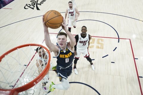 Nuggets' Christian Braun seeking NBA title a year after winning NCAA championship