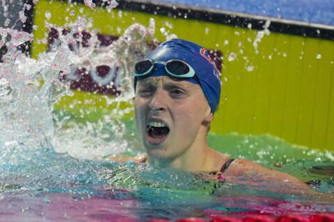 Katie Ledecky keeps on rolling more than a decade after her 1st Olympic gold