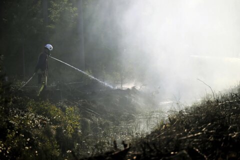 Drought and rising heat bring unusual wildfire warnings in northern Europe