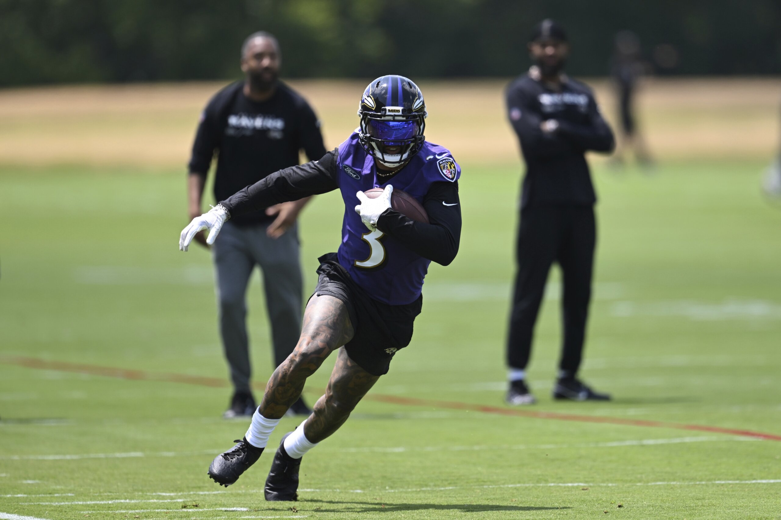 Odell Beckham Jr. suits up for first time in 16 months as Ravens begin