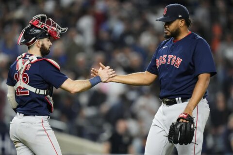 Whitlock pitches Red Sox over Yanks 3-2 in rivals’ 1st meeting this year