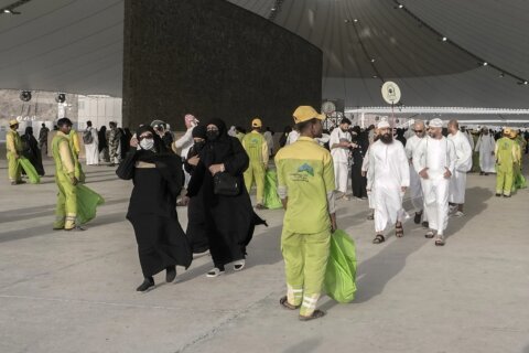 This year's Hajj was held in sweltering heat, and for those serving pilgrims there was little relief