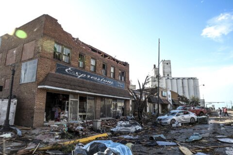 Destruction in Texas Panhandle: Storm blamed for 3 deaths wrecked mobile homes and main street