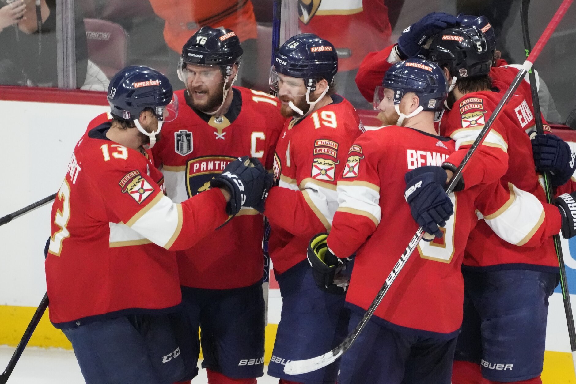 Stanley Cup: Florida Panthers win first Final game in franchise