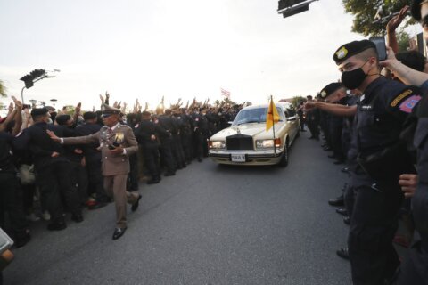 Verdict due for 5 protesters accused of blocking Thai queen's car. Law allows the death penalty