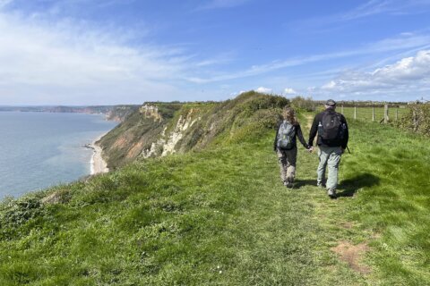 Fossil finding and cliff walking are highlights of a hike along England’s Jurassic Coast