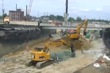 WATCH: See the progress of the I-95 rebuild in Philadelphia