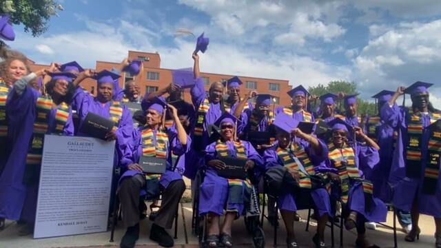<h4><strong>Gallaudet K-12 Graduates of 2023</strong></h4>
<p>In a heartwarming development, a challenge for Black deaf students moved closer to a historic conclusion, <a href="https://wtop.com/dc/2023/07/black-deaf-students-who-attended-1950s-segregated-school-will-finally-get-their-high-school-diplomas/" target="_blank" rel="noopener">as Gallaudet University celebrated the graduation of dozens of students</a> decades after they were kept from getting diplomas.</p>
<p>“They had attended school and had nothing to show for it. And that, I’m sure, was disappointing to them. They were dejected by that experience,” said Carolyn McCaskill, a Gallaudet University professor and founding director of the school’s <a href="https://gallaudet.edu/center-black-deaf-studies/">Center for Black Deaf Studies.</a></p>
<div><div style=""><style>#tnvbNcaMHUrl {margin-bottom: 10px;padding: 20px 10px;background: #D30000;text-align: center;font-weight: bold;color: #fff;border-radius: 5px;}.connatix_video_caption{margin-bottom: 30px; margin-top:0; font-size: 14px; color: #272828;  font-weight: 600; text-align: left; display:none;}</style>

<div style="display:block;min-width:100%;min-height:100px"><div id="tnvbNcaMHUrl" style="display:none;">This page contains a video which is being blocked by your ad blocker.<br>In order to view the video you must disable your ad blocker.</div><script id="1a55e63373ef4653a1b7f4c296ec99ff">(new Image()).src = "https://capi.connatix.com/tr/si?token=9be9c680-c459-4acb-af21-654a2ccca384&cid=c2ffed0c-3624-46c0-b10f-97c976d290a3";cnx.cmd.push(function() {cnx({playerId: "9be9c680-c459-4acb-af21-654a2ccca384", mediaId: "e6b748e8-1ec2-4728-9370-7927a12f07b1"}).render("1a55e63373ef4653a1b7f4c296ec99ff", function(renderError, playerApi) {if(!renderError && playerApi && typeof playerApi.getSize === "function") {var size = playerApi.getSize();var captionElement = document.querySelector(".connatix_video_caption");if(captionElement && size) {captionElement.style.width = size.width + "px";captionElement.style.display = "block";}}});});</script><div class='connatix_video_caption'></div></div></div></div>
<p>The July 24 ceremony honored students in grades K-12 who attended the Kendall School through the early 1950s. Those students, who were only able to attend the school after a legal battle against segregation, were kept from high school diplomas despite anti-segregation efforts.</p>
<hr />
<h2>Maryland</h2>
