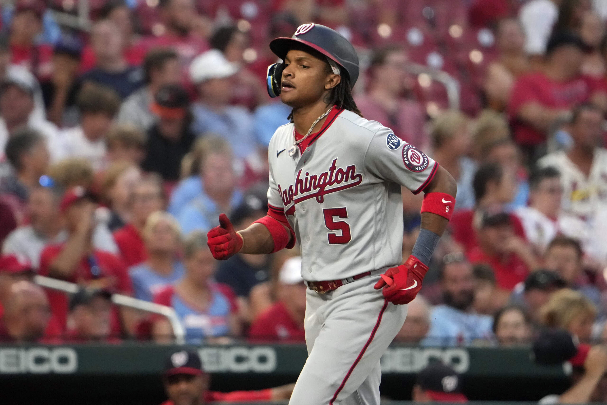 CJ Abrams made mental mistake in the Nationals' game against the Mets - The  Washington Post