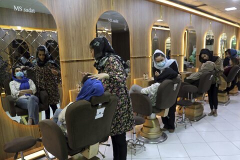 The Taliban are outlawing women’s beauty salons in Afghanistan