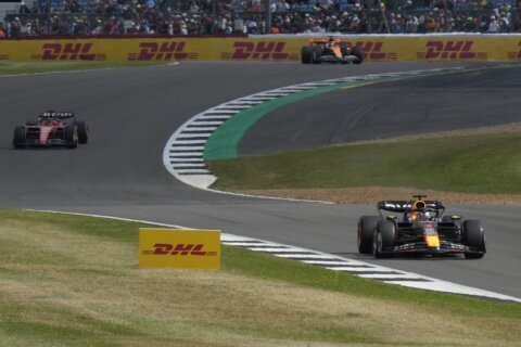 Verstappen takes pole at British GP for fifth straight F1 race as McLaren goes 2nd and 3rd