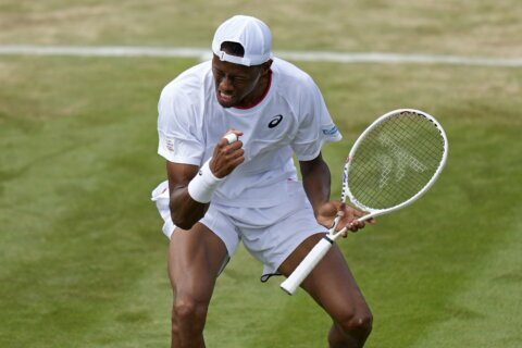 Georgia Tech's Eubanks stuns Tsitsipas at Wimbledon to reach his first Grand Slam quarterfinal