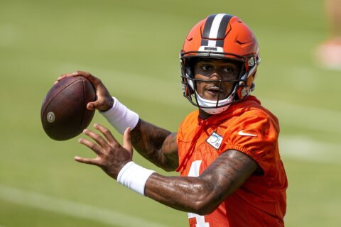 Browns hoping first full season with QB Deshaun Watson moves them up in balanced, brutal AFC North