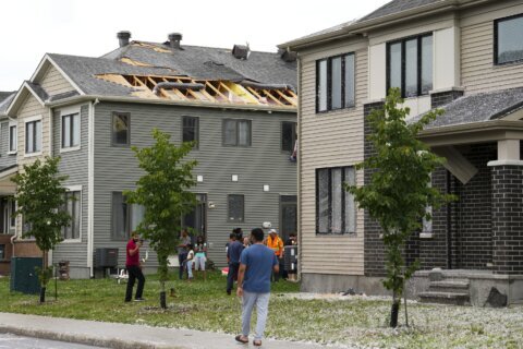 More than 100 homes damaged when tornado hits suburb of Canada's capital