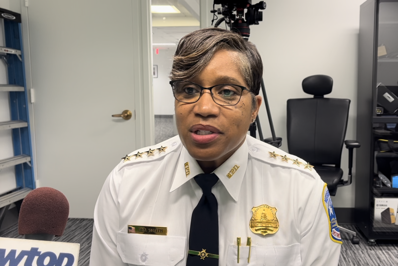 DC police chief marks one year on the job by highlighting dropping crime rate – WTOP News