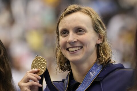 Olympic champion Katie Ledecky’s memoir, ‘Just Add Water,’ to be published June 11