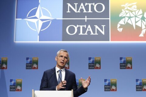 NATO chief says no timetable set for Ukraine’s membership; Zelenskyy calls that ‘absurd’