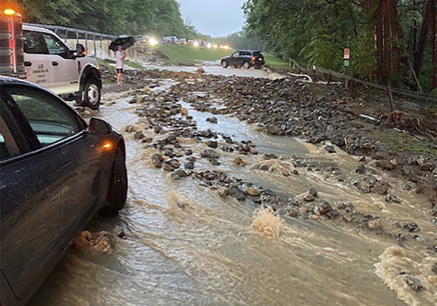 Relentless rain causes floods in Northeast, prompts rescues and swamps