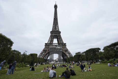 Striking workers again close down the Eiffel Tower ahead of its starring role in the Paris Olympics