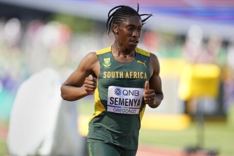 Olympic champion Caster Semenya wins appeal against testosterone rules at human rights court