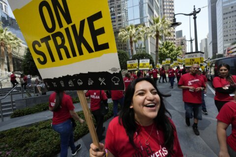 Workers strike at major Southern California hotels over pay and benefits