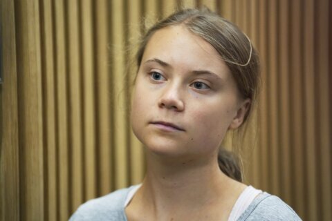 Greta Thunberg denies public order offense after she was arrested at a London protest