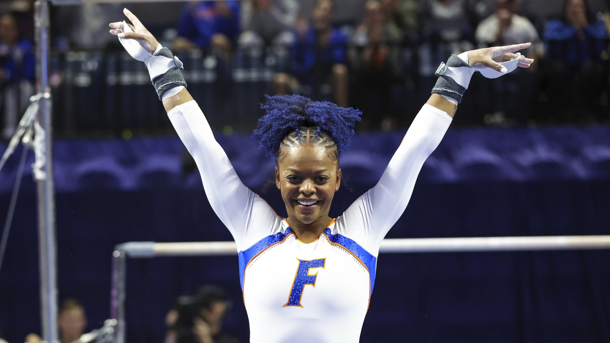 ExNCAA gymnastics champion Trinity Thomas eyes Paris Olympics with gas