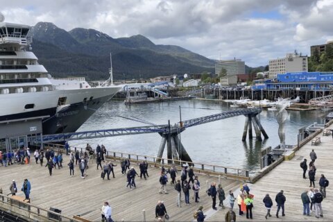 Crammed with tourists, Alaska's capital wonders what will happen as its magnificent glacier recedes