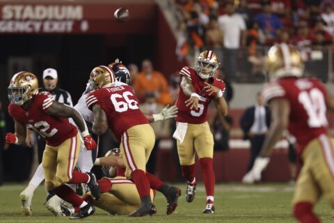 49ers use bye week to get healthy for 2nd half of season