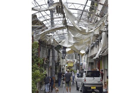 Typhoon Khanun forecast to turn back to Japanese islands where it already caused damage and injuries