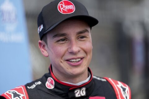 JGR's Christopher Bell takes the pole at Darlington for NASCAR's opening playoff race