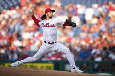 Michael Lorenzen throws a no-hitter in his home debut with the Phillies, 14th in franchise history