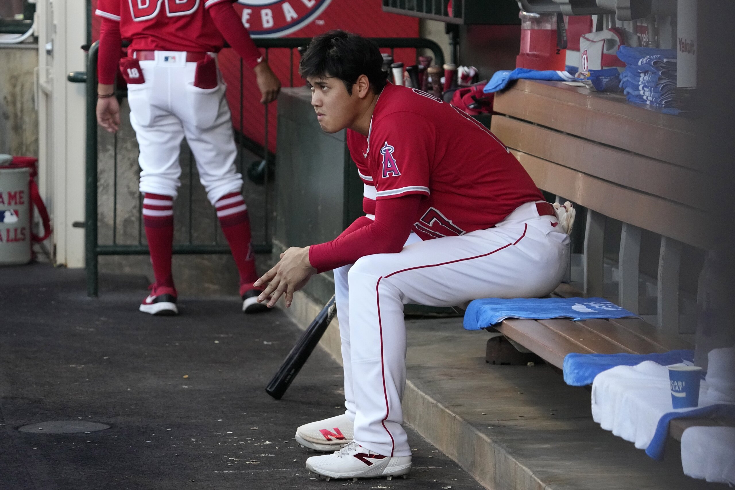 Shohei Ohtani left Reds-Angels game in 2nd inning, has torn UCL