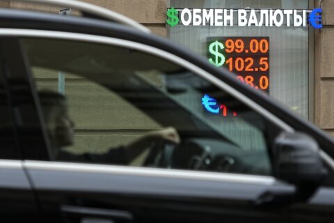 Russia’s central bank makes huge interest rate hike to try to prop up falling ruble